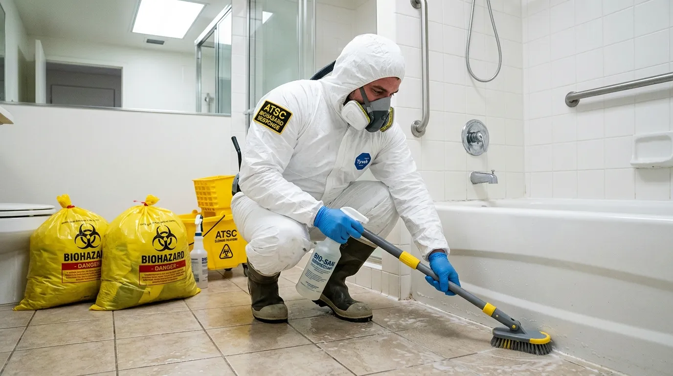 Decontamination equipment deployed for Blood Cleanup in Marietta